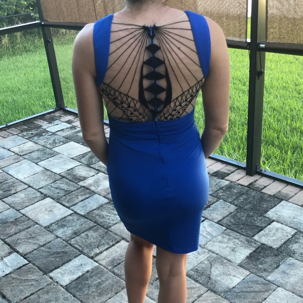 Blue dress